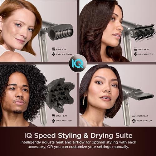 Shark SpeedStyle Pro Flex High-Velocity Hair Dryer with Scalp Shield