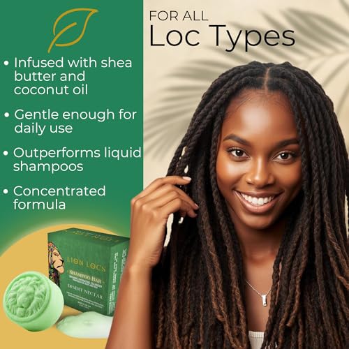 Lion Locs Shampoo Bar 3-in-1 Dreadlock & Natural Hair Cleaner