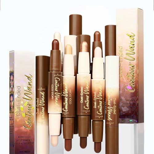 2-in-1 Dual-End Contour & Highlighter Stick, Waterproof