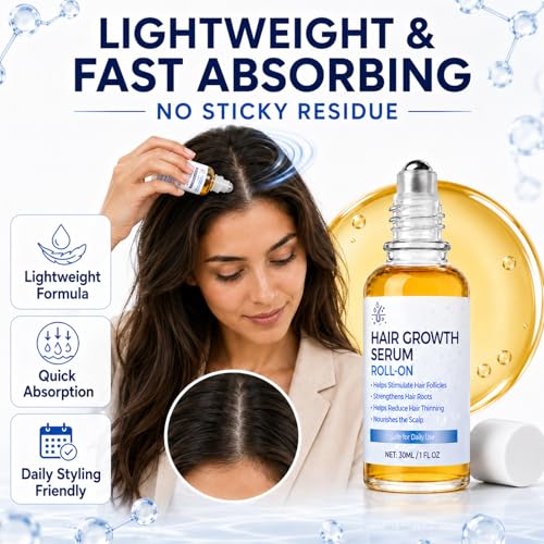 Nexkayee Hair Growth Serum Roll-On with Rosemary Oil - 30ml