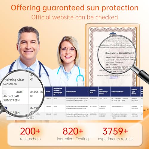 Mineral Sunscreen Spray SPF 50, 360¡Æ Mist, Broad-Spectrum UVA/UVB Protection, Lightweight & Non-Greasy, Travel Size Sunscreen Spray for Face & Body, Water & Sweat Resistant£¬5.07oz/150ml (2 pack)