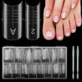 150 Pcs Dual Forms for Polygel Nails - 15 Sizes for Fingers & Toes