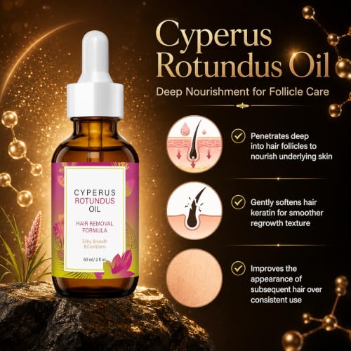 Cyperus Rotundus Oil for Hair Removal - 100% Pure Moisturizing Oil
