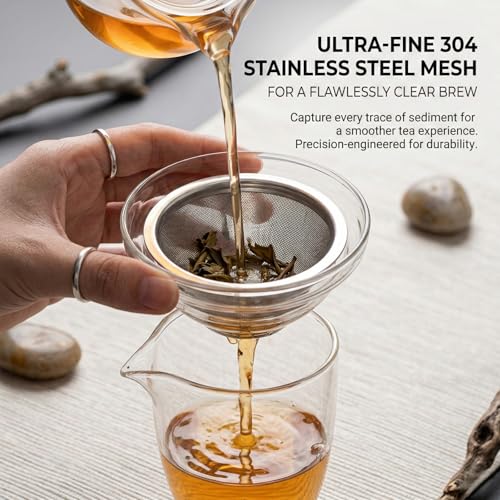 Deer Shaped Glass Tea Strainer - 3.5 Inch Loose Leaf