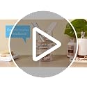 STORi Bella Stackable Clear Plastic Scrunchie Holder Set of 2