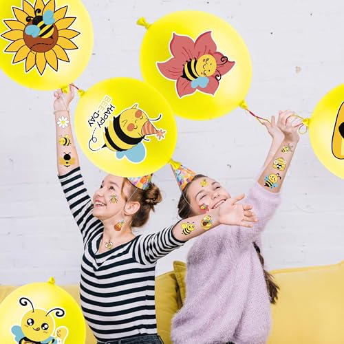 Bee Party Favors 72-Piece Set | Punch Balloons & Tattoos