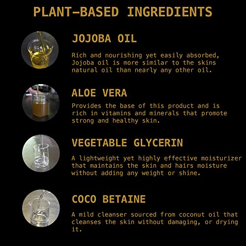 O'Douds Body Wash - All Natural Body Wash for Men & Women - Plant-Based, Vegan Body Wash - Jojoba Oil, Aloe Vera, Coco Betaine & Vegetable Glycerin - Eucalyptus & Sage Scent (12 oz.)