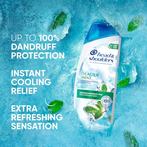 Head & Shoulders Anti-Dandruff Glacier Mint Shampoo, 12.5oz - Cooling Itch Relief