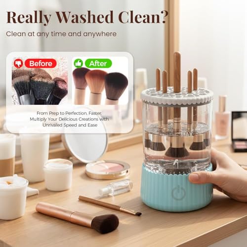 Automatic Makeup Brush Cleaner Machine - USB Powered