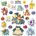 Pokemon Iconic Peel and Stick Wall Decals - 24 Removable Decals