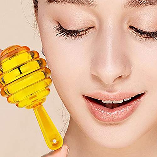 RONRONS 20 Pack 5.5ml (0.19oz) Honeycomb Shaped Clear Lip Gloss Tubes, Refillable Empty Lipgloss Containers for DIY Lipstick, Lip Balm, Cosmetics ? Amber Travel-Safe Design