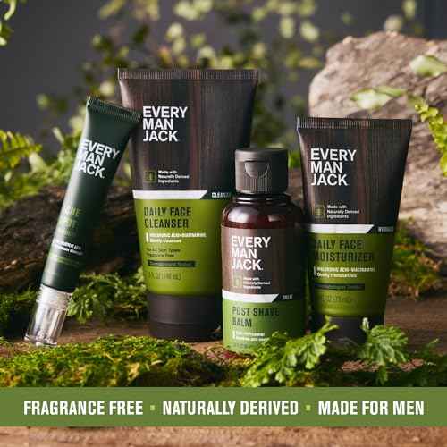 Every Man Jack Daily Face Wash & Moisturizer Bundle for Men ? Hydrating Skincare Routine with Hyaluronic Acid, Niacinamide & Aloe
