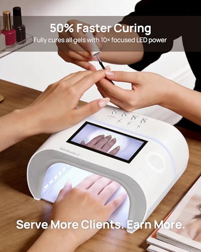 AI UV LED Nail Lamp - 109 LEDs with HD Display & Smart Curing