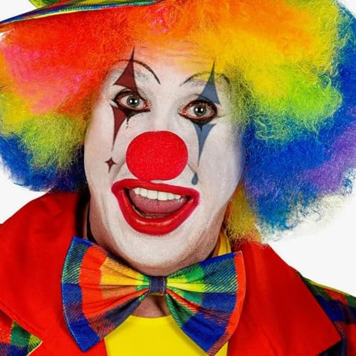 Halloween Face Tattoo Stickers - Clown Makeup, 15 Sheets