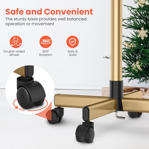 TASALON Premium Aluminum Salon Trolley on Wheels – Adjustable Height