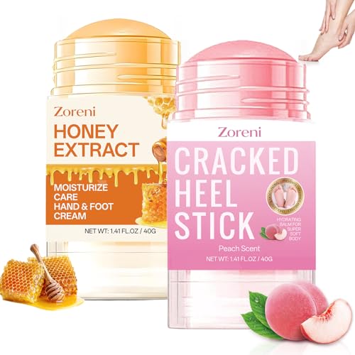 Zoreni Cracked Heel Cream Stick - Dry Feet Repair, 2 Pack