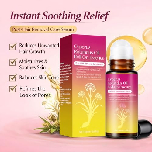 ZIIDII Cyperus Rotundus Oil Roll-On for Hair Growth Inhibition