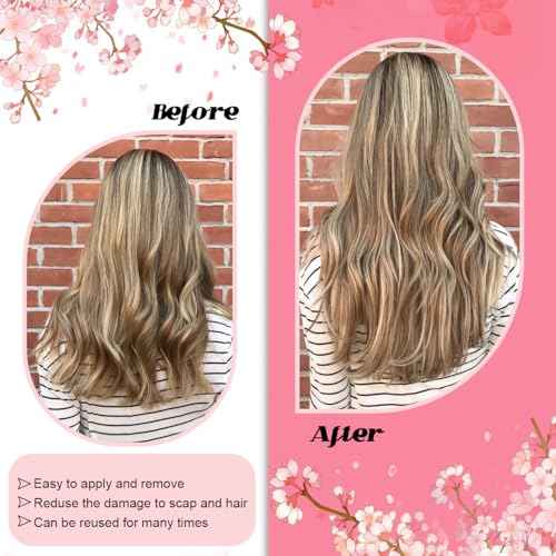I Tip Hair Extensions Human Hair, 50g 50s 20 Inch Ash Brown Mix Bleach Blonde Remy Itip Human Hair Extensions Invisible Itips Straight I Tips Fusion Extensions Real Human Hair #8/613