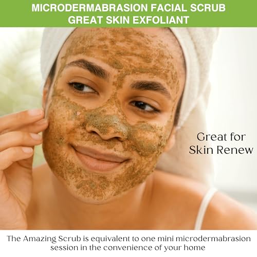 Natural Microdermabrasion Face Scrub and Skin Exfoliator