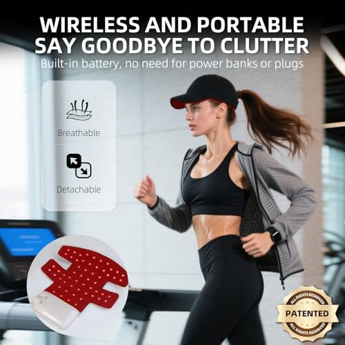 Red Light Therapy Hair Growth Cap | Cordless LED Hat