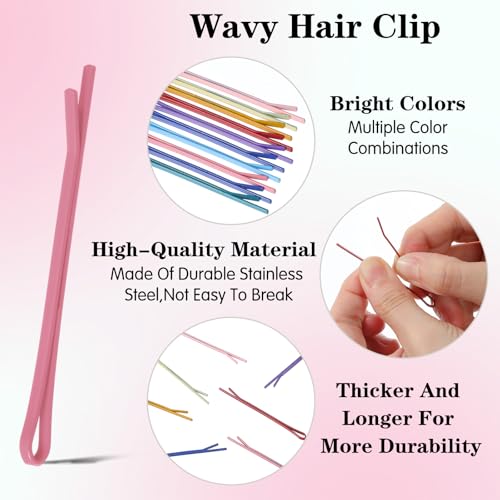 100Pcs Colorful Bobby Pins for Thin Hair - 2.2 Inch