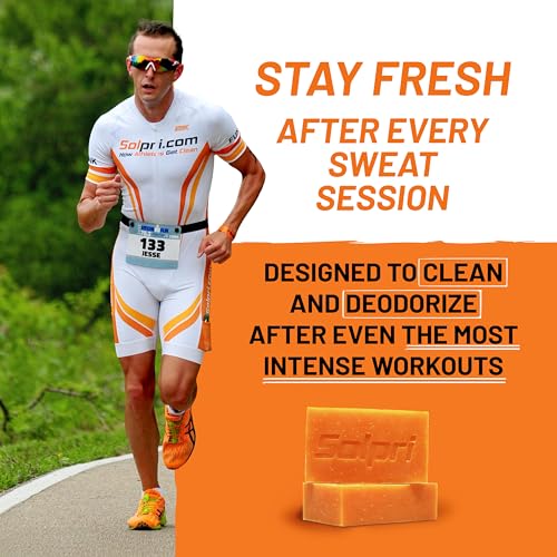 Shield Athletic Tea Tree Soap Bar with Lemongrass & Eucalyptus ? 4 oz (2 Pack) ? Cold-Process Soap Bar for Sweat, Odor & Itch-Prone Skin ? Made in USA