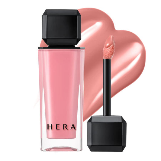 HERA Sensual Nude Gloss Jennie Picked Korean Makeup Lipstick for Smooth & voluptuous fuller-looking lips by Amorepacific 5g - LINGERIE (422)