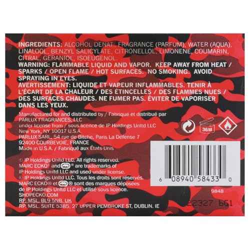 Marc Ecko Ecko Red by Marc Ecko for Men - 3.4 oz EDT Spray