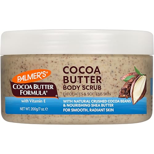 Palmer's Cocoa Butter Formula Exfoliating Body Scrub for Smooth Skin, Skin Exfoliator for Women and Men, 7 oz