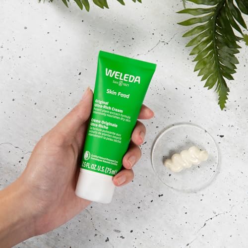 Weleda Skin Food Light Nourishing Body Cream 2.5 Fluid Ounce & Skin Food Original Ultra-Rich Body Cream 2.5 Fluid Ounce, Plant Rich Hydrating Moisturizer with Pansy, Chamomile and Calendula