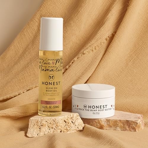 Honest Company Mama Belly Bump Love Bundle - Body Oil & Butter