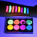 MEICOLY UV Neon Face Paint - 8 Glow Colors, Water-Based