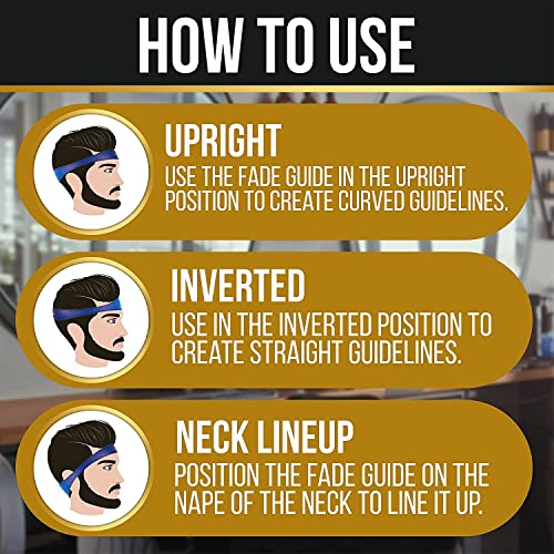 Fade Guide for Men – Silicone Haircut Template for Clippers