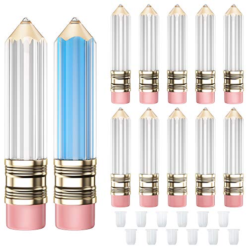Pencil Lip Gloss Tubes 5ml - 12 Pack Empty Refillable