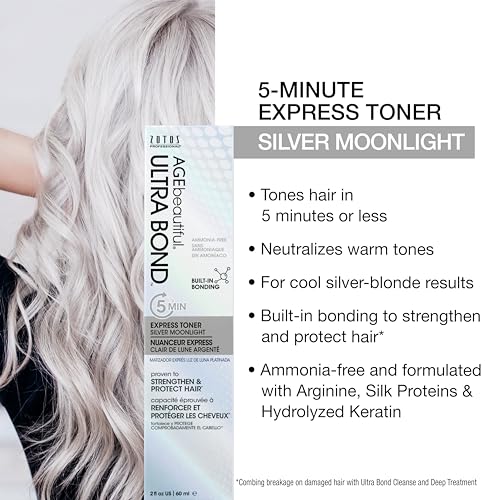 AGE beautiful Demi Liqui-Creme 5-Minute Express Toner | Blend & Enhance Gray Hair | Strengthens, Protects, Nourishes | Ammonia Free | For Added Shine & Custom Shades | For Lightening & Highlights