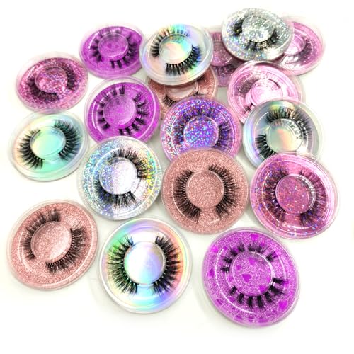 10 Pairs Natural Fluffy False Eyelashes 12-14mm