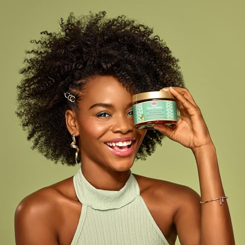 African Pride Feel It Formula Strengthening Leave-In Cream | Leave-In Conditioner & Hair Mask with Peppermint, Rosemary & Sage | Nourishes, Promotes Hair Growth, Frizz Control | 12 oz