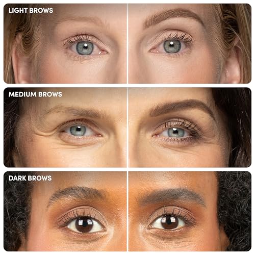 Universal Eyebrow Pencil with Spoolie – Waterproof Matte
