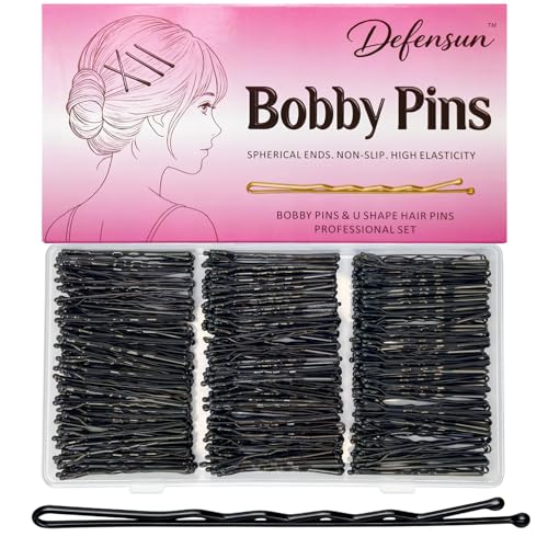 300 Pcs Black Bobby Pins - 2 Inch High Tension Hair Grips