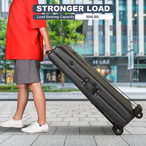 Masajeo Portable Massage Table Cart with Wheels & Handle