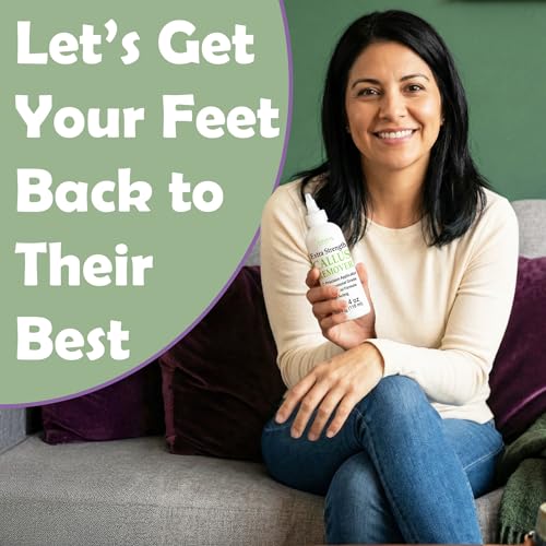 Extra Strength Foot Callus Remover Gel - 4oz Professional Formula for Softening Dead Skin
