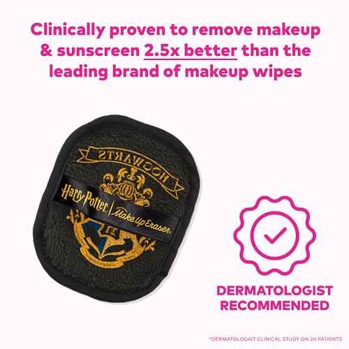 The Original Makeup Eraser, 7-Day Set, Erase All Makeup with Just Water, Including Waterproof Mascara, Eyeliner, Foundation, Lipstick, Sunscreen, and More! Harry Potter, 7ct.