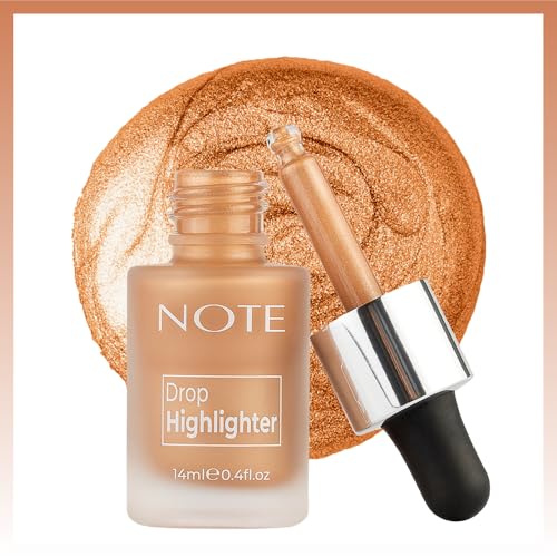 NOTE Cosmetique Drop Highlighter - Liquid Makeup, Buildable Coverage