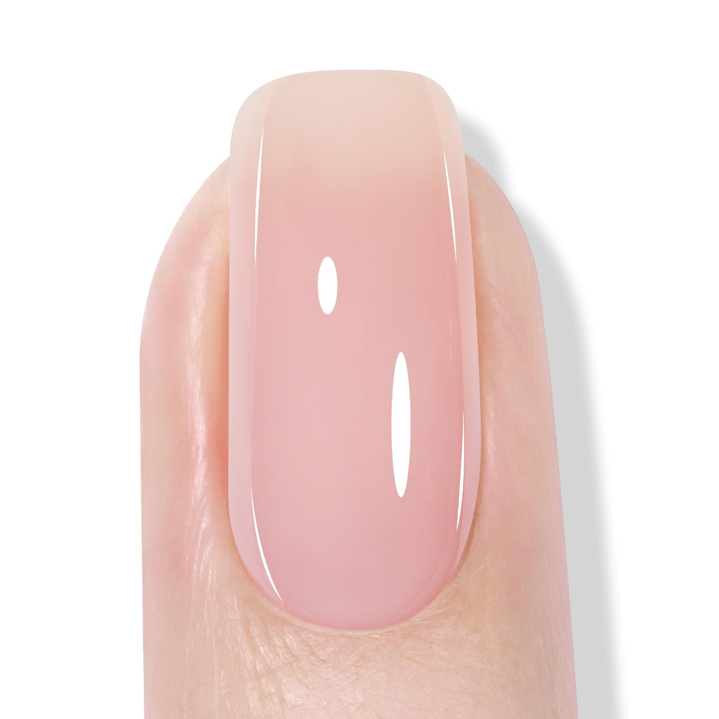 AILLSA Milky Pink Gel Nail Polish Natural Nude Jelly Gel Polish Light Color Translucent Gel Polish Sheer Pink Neutral Nails Soak Off U V Gel for French Manicure Nail Salon at Home 0.51 Fl Oz /GB90