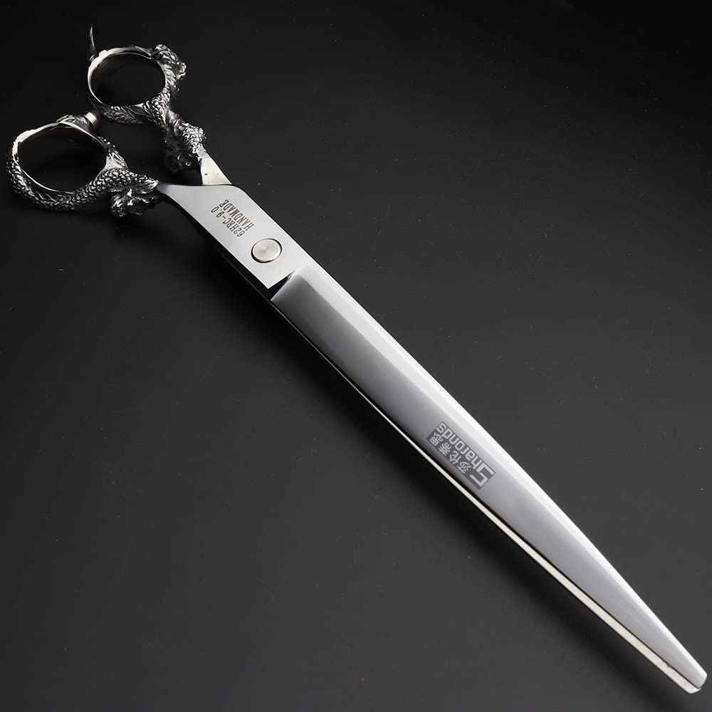 6/7/9 inch Professional Hair Cutting Thinning Scissors Barber Shears Hairdressing Salon Set (Cutting scissors) (9 inch flat)