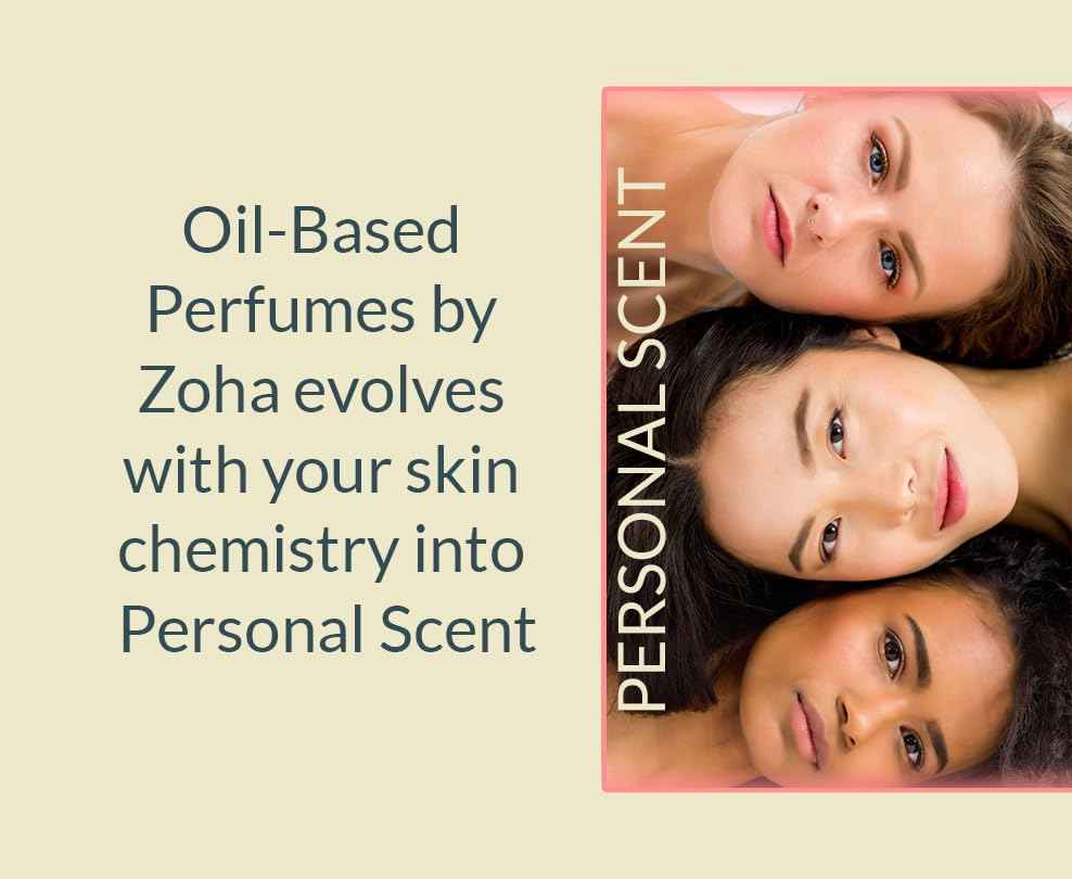 Zoha Vanilla Bloom - Vanilla Perfume for Women and Men, Alcohol Free Skin Hydrating Perfume Oil Mist, Travel Size Clean Parfum, 30ml Spray