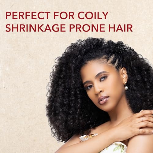 Creme of Nature Double Duty Detangle and Slip Rinse-Out and Leave-In Conditioner with Butter Blend, Flaxseed and Argan Oil, Moisture-Rich, Multi-Use Detangling for Natural Hair, 12 oz