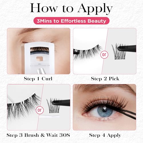BEPHOLAN Latex Free Waterproof Eyelash Glue for Sensitive Eyes - 0.176 oz