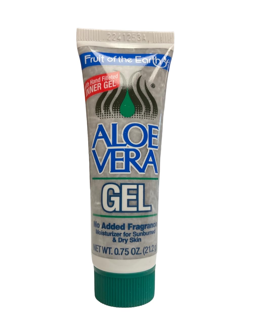 Fruit of the Earth Aloe Vera Gel Tube, 0.74 Ounce (Pack of 3)