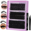 Lash Extension Kit 14-24mm Cluster Lashes 60D 80D 100D Volume